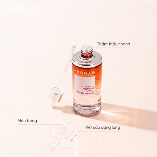 Inten Cure Vital Complex Ampoule - Tinh Chất Dưỡng Trắng, Mờ Thâm, Giảm Nám - 150ml - Hình ảnh 3
